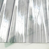 Lámina Corrugada de Policarbonato para Techo, Panel de Techo de Policarbonato con Protección UV, Lámina Hueca para Invernadero, Techo Industrial, Suministro de Fábrica