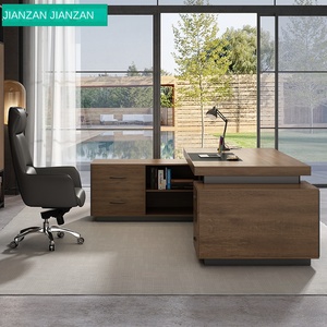 Bàn Ghế văn phòng điều hành bằng gỗ hiện đại kết hợp với thiết kế mô-đun-Bàn lớn - Product Image 4