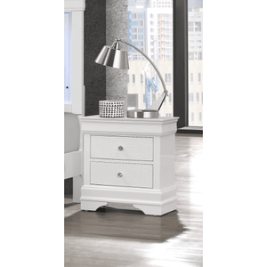 Mesita de noche de cocodrilo DB SHAKER, diseño industrial moderno con 2 cajones ensamblados inteligentes para dormitorio - Product Image 5