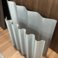 Panel de Aluminio Perforado con Corte Láser, Revestimiento con Recubrimiento en Polvo, Clase Ignífuga, Sistema de Fachada Exterior para Fábrica o Almacén