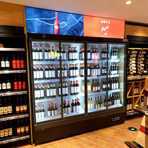 Congelatore Verticale Commerciale per Supermercati, Frigorifero con Porta in Vetro, Espositore Refrigerato per Carne, Vitrina Frigorifica - Product Image 6