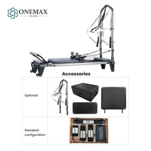 Reformer Pilates d'occasion ONEMAX avec tour à vendre, Reformer Pilates avec tour, exercices de demi-trapèze Pilates - Product Image 5