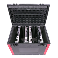 260mm Profondeur 8U 12U 14U 16U Dnp Ds-Rx 1 Hs Flight Case PE Plastique Antichoc Professionnel Flight Case pour Music Equipment Trans