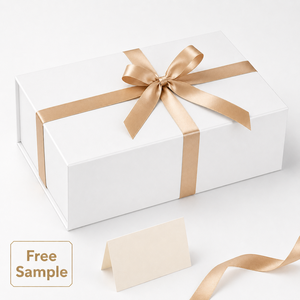 <b>White</b> Recyclable Custom Logo Clothing Shoe Folding Packaging Paper <b>Box</b> Cardboard Rigid Folded Magnetic Closure Gift <b>Box</b> - Product Image 1