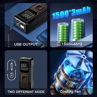 Gonfleur de pneus sans fil double usage CZK-DC09 2.0, gonflage plus rapide, affichage numérique efficace, lumière LED intégrée, ABS, pression des pneus
