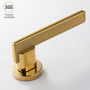 Trong Nhà Kiến Trúc Zamak Từ Cửa Khóa Kẽm Hợp Kim Vàng Tối Giản Cửa Đòn Bẩy Xử Lý - Product Image 1