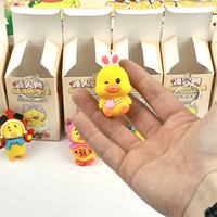 Figurines d'action en PVC Anime, Canard en colère, Porte-clés personnalisé pour enfants, Collection en gros, Boîte mystère, Poupée