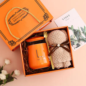 Toalla promocional para mujer, juego de caja de regalo para dama de honor, regalos de boda de San Valentín para invitados, recuerdos, taza, juego de regalo de cumpleaños - Product Image 2