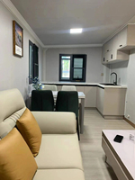 Villa Modulaire de Luxe en Forme de A, Mini-Hôtel en Acier, Maison Préfabriquée Triangulaire de 20/40 Pieds en Panneaux Sandwich
