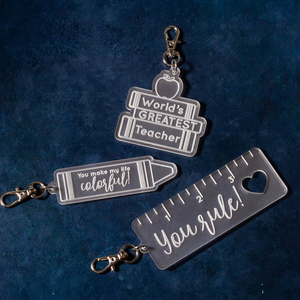 Llavero acrílico personalizado de venta directa de fábrica con tema de profesor para regalos de agradecimiento de profesor - Product Image 6