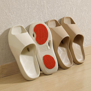 Luxury Design Thick Sole Slides Soft <b>EVA</b> Cloud Slipper Fashion Platform Sandals Summer Beach Shoes for Ladies & Men - Product Image 1