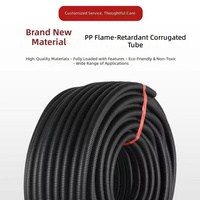 Gaine de protection pour câbles automobiles en PP ignifuge, flexible, résistante aux températures de -30°C à +100°C, pour la protection des câbles de véhicules électriques