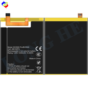Batterie de téléphone portable 4400mAh 466182PU 100% zéro cycle de décharge pour <span class=keywords><strong>Blackview</strong></span> <span class=keywords><strong>BV5500</strong></span> BV5500Pro - Product Image 3