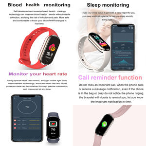Hot M8 <span class=keywords><strong>Bracelet</strong></span> intelligent santé Fitness Tracker bande intelligente podomètre montre intelligente sport Fitness M5 M6 M7 M8 montres intelligentes OEM ODM - Product Image 5