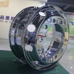 Jante en aluminium chromé pour camion semi-remorque commercial, 9.0 22.5 11.75 22.5 - Product Image 2