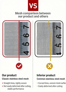 Zanzariera Flessibile in Acciaio Inox 304 da 0,09mm, 24 Mesh, Trasparente, Retrattile, Accessori <span class=keywords><strong>per</strong></span> Porte e Finestre - Product Image 4