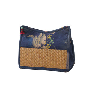 Zhuqige Chinese Handmade Bamboo Tissue Box Plum Blossom Satin Design Living Room Desktop Use - Product Image 5