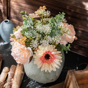 Youyu Fulang Fleurs artificielles Bouquet de roses CF01183 Décoration de mariage et de maison - Product Image 1