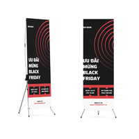 Affiche personnalisée imprimée pour support X et support déroulable, impression UV, usine d'impression au Vietnam