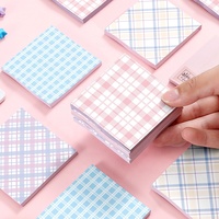 Kertas Cerah Warna-warni Lucu Sticky Notes Perekat Kuat Custom untuk Rumah Kantor Buku Catatan