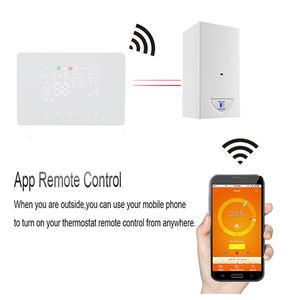 <span class=keywords><strong>Thermostat</strong></span> Zigbee de pièce numérique HY101BW pour chauffage de <span class=keywords><strong>chaudière</strong></span> à <span class=keywords><strong>gaz</strong></span> Programmable 4 * AAA batterie/USB alimentation <span class=keywords><strong>Thermostat</strong></span> intelligent - Product Image 6