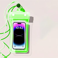 Sac étanche universel pour téléphone portable, housse de protection flottante transparente en PVC pour natation sous-marine