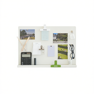 BANACO Easy Clamp Steel Partition Magnetic <b>Whiteboard</b> <b>Desk</b> Organizer for Office Home Workspace - Product Image 2