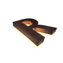 โปรโมชั่นติดผนังกลางแจ้ง3D ติดหลังโลโก้เรืองแสงแบบอักษรทุกชนิดพร้อมรีโมทคอนโทรลสำหรับตกแต่ง - Product Image 4