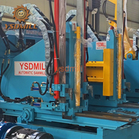 Scie à ruban verticale automatique YSDMILL, machine à découper le bois robuste avec chariot hydraulique pour bois de 300 à 1300 mm de diamètre maximum
