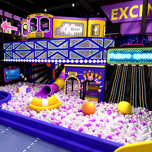 สวนสนุก FEC เกมเครื่องเล่นหมุนวน ปีนหน้าผา แทรมโพลีน ผนังปีนป่าย บ่อบอล สไลเดอร์ เป็นมิตรกับสิ่งแวดล้อม ขนาดสั่งทำได้ - Product Image 1