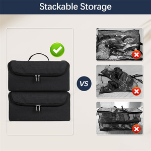 Waterproof <b>Cap</b> Carrier Case for 9-12 PCS <b>Baseball</b> <b>Caps</b> Hat Organizer Travel Portable Hat Storage Holder <b>Bag</b> - Product Image 4