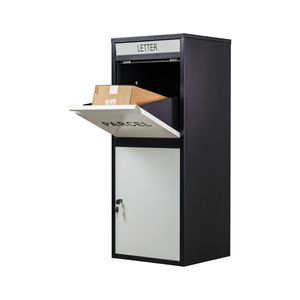 Boîte <span class=keywords><strong>aux</strong></span> <span class=keywords><strong>lettres</strong></span> personnalisée en acier galvanisé, grande boîte à <span class=keywords><strong>colis</strong></span> extérieure, boîte <span class=keywords><strong>aux</strong></span> <span class=keywords><strong>lettres</strong></span> en métal à poser au sol <span class=keywords><strong>pour</strong></span> usage domestique - Product Image 6
