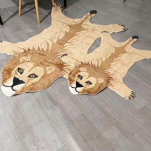 <span class=keywords><strong>Tappeto</strong></span> leopardo leone coniglio pelliccia sintetica fabbrica direttamente all'ingrosso zebra bianco e nero mucca bestiame tigre modello animale stampato <span class=keywords><strong>tappeto</strong></span> - Product Image 5