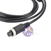 Cable de alimentación de extensión de conector M12 a USB de 4 pines, Cable de actuador impermeable M12, chaqueta de PVC, fibra óptica Coaxial Din USB M8 de 4 pines