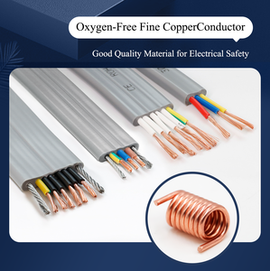 Tvbg phẳng thang máy đi du lịch CCTV Camera Cáp 20 24 lõi 24x0.75mm2 Cat6 đi du lịch thang máy cáp điện cho thang máy - Product Image 2