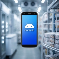 Terminal logistique Android 15 pour la chaîne du froid, PDA IP67 pour entrepôt frigorifique basse température