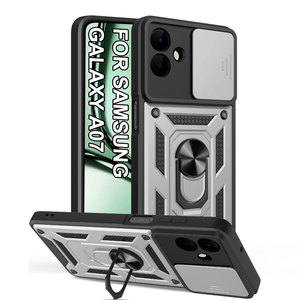 Étui de téléphone portable électro-plaqué pour Samsung Galaxy A57 A37 A27 A17 A07 Housses Support Anneau Anti-empreintes digitales Coques de téléphone - Product Image 1