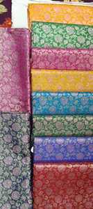 Custom Made Brocade Silk Fabrics Ideal for Clothing Designers and Fabric Supply Stores in Floral Print - Product Image 6
