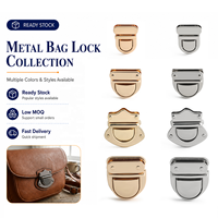 Fermoir de sécurité robuste en alliage de zinc pour sacs, accessoires de quincaillerie pour sacs à main et pochettes DIY