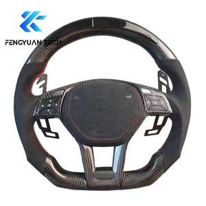 Volante de Fibra de Carbono y Alcántara Personalizado para <span class=keywords><strong>Aston</strong></span> <span class=keywords><strong>Martin</strong></span> DBX DB9 V8 DB5 DB6 DB7 DB11, Volante de Carreras Vantage Convertible - Product Image 2
