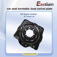 Base Giratoria Resistente para Asiento de Auto, Disco Giratorio de 360 Grados para Minibús, Vehículo Comercial, Piezas de Conversión para Autocaravanas