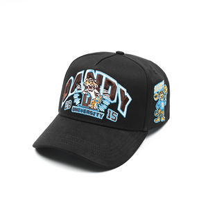 قبعات إل بارباس بشعار مخصص، قبعات كروم بخمسة ألواح للجنسين، قبعات بيسبول رياضية بحافة منحنية - Product Image 3