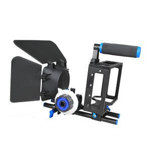 Yelangu पोर्टेबल dslr मिनी कैमरा पिंजरे कंधे माउंट रिग किट c100 में फॉलो फोकस मैट बॉक्स समर्थन सार्वभौमिक कैमरों - Product Image 1