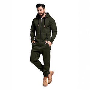 Nuevo Conjunto de Mono <span class=keywords><strong>con</strong></span> <span class=keywords><strong>Capucha</strong></span> para <span class=keywords><strong>Hombre</strong></span> <span class=keywords><strong>con</strong></span> <span class=keywords><strong>Capucha</strong></span> <span class=keywords><strong>con</strong></span> Cierre, Conjunto Deportivo Casual de una Pieza - Product Image 2