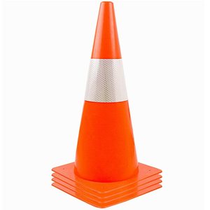 Conos de seguridad vial CITICITY de 12 pulgadas con cuellos reflectantes, conos naranjas para entrenamiento de fútbol, conos de carretera para estacionamiento - Product Image 1