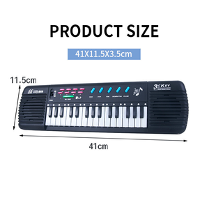 Student Beginners 31-Key Electric <b>Keyboard</b> Toy-<b>Kids</b> Electronic Organ Microphone <b>Piano</b> De Juguetes Bilingual Learning - Product Image 4