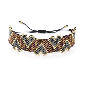 MI-S190091 Moyamiya Delica mujeres Mujer 2019 amante pareja joyería de regalo Etsy pulsera de corazón pulsera MIYUKI Joyeri - Product Image 3