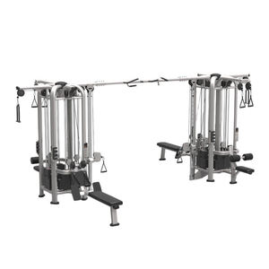 Équipement de musculation commercial de haute qualité, robuste, Jungle 8 stations, unisexe, tout-en-un, crossover à câbles multifonction, poids libres - Product Image 3