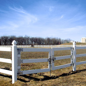 Prix compétitif d'usine Clôture de haute qualité Ferme Cheval Clôture de ranch en PVC étanche à l'eau - Product Image 2