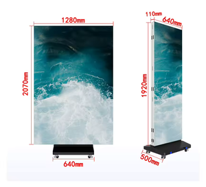 Écran d'affichage LED pliable à trois volets P1.25-P2.5, écran d'affichage électronique LED double face à trois volets, bannière LED à 3 côtés - Product Image 3